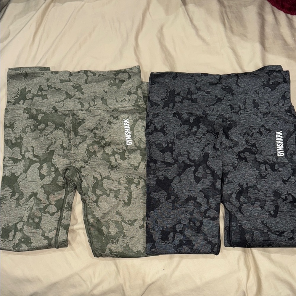 Gymshark Leggings - Olive and Charcoal